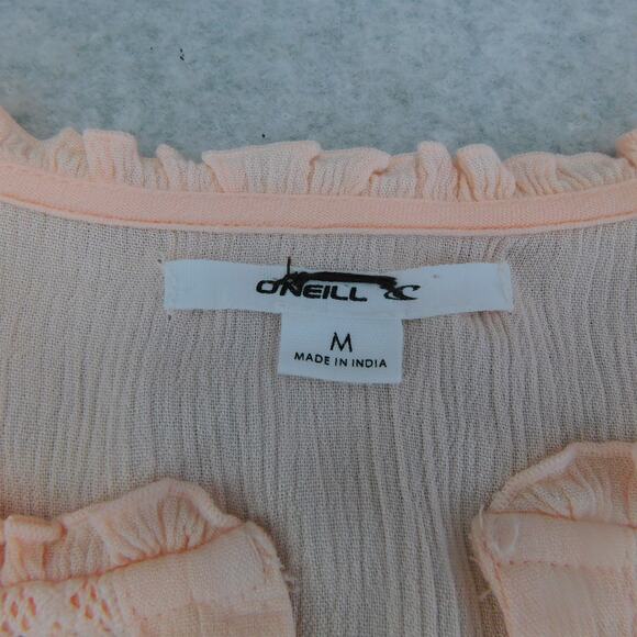 O'Neil Womens Soft Peach Solid Sleeveless Mini Dress Size M - New - Picture 8 of 11